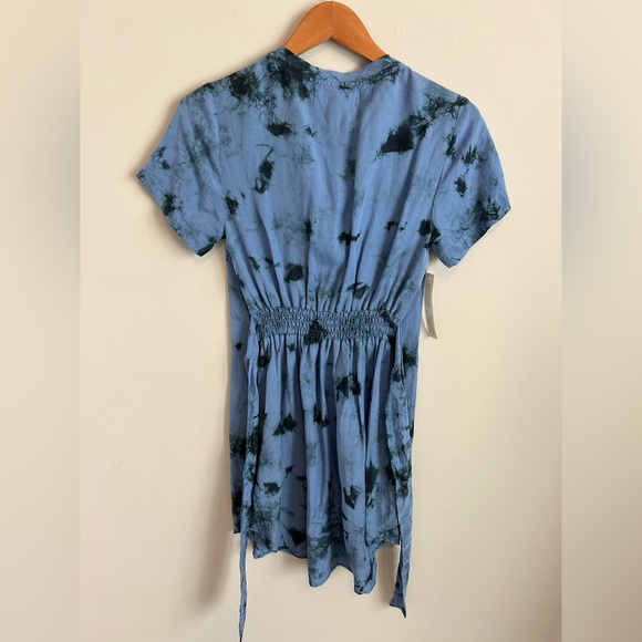 Anthropologie | Cloth & Stone Liv Tie-Front Mini Dress NWT Small - Picture 8 of 10